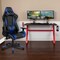 Flash Furniture Red Gaming Desk-Cup Holder/Reclining Chair Set BLN-X20RSG1030-BL-GG - alternate 1
